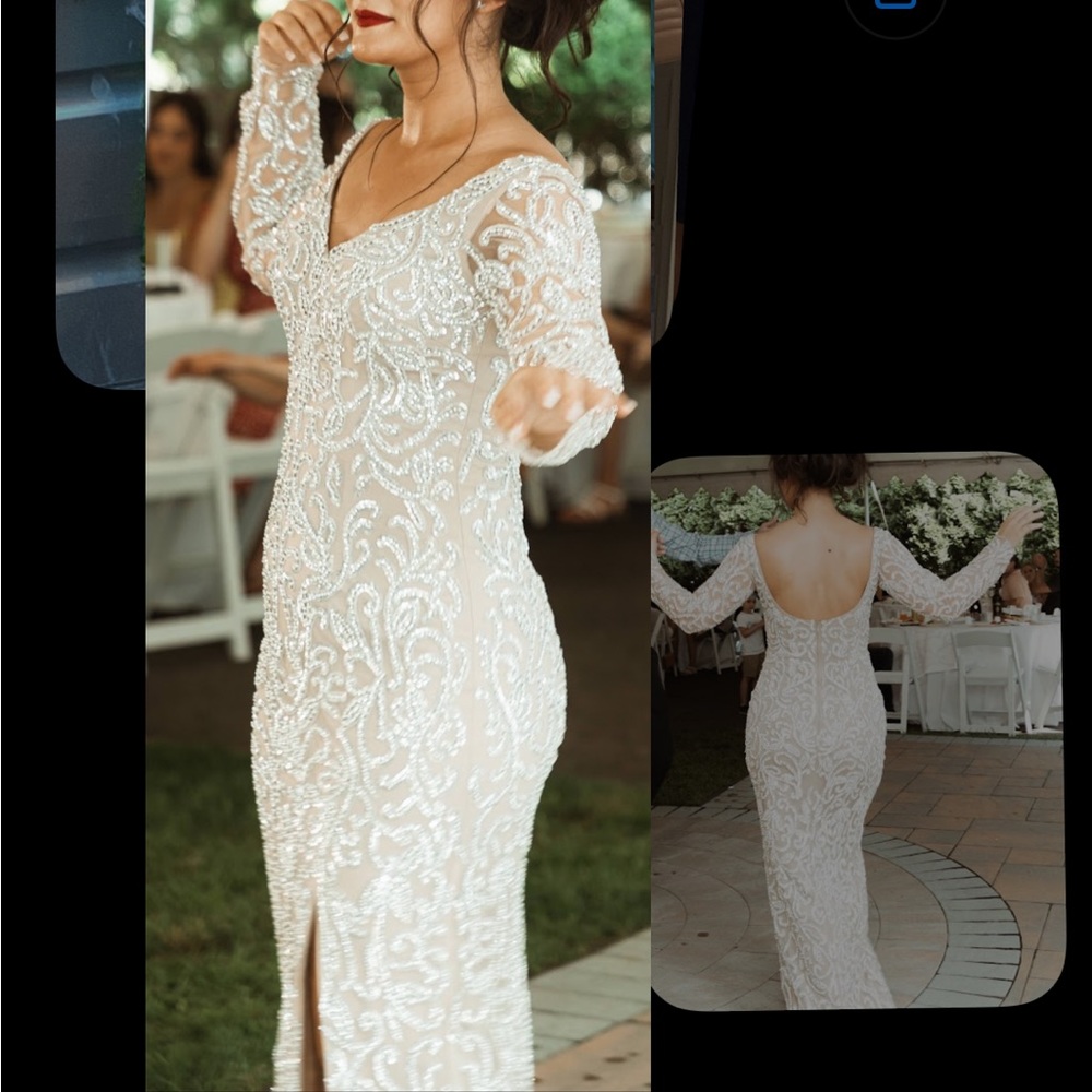 Beaded wedding/engagement gown